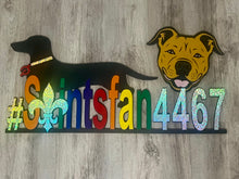 Load image into Gallery viewer, Leaderboard Custom Sign with Vinyl