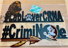 Load image into Gallery viewer, Leaderboard Custom Sign with Vinyl